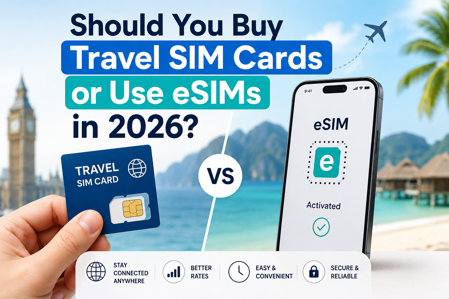 Should You Buy Travel SIM Cards or Use eSIMs in 2026?